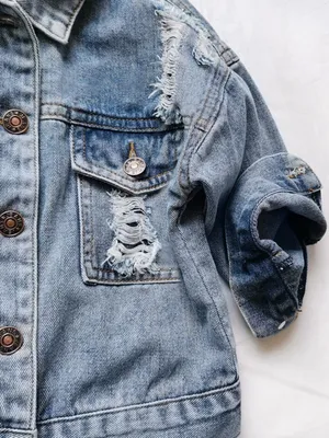 Distressed Denim Jacket