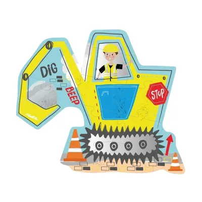 12pc Jigsaw Puzzle - Digger