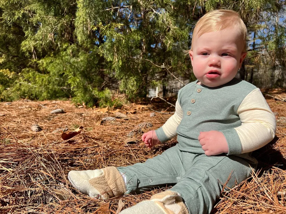 Sage Raglan Romper