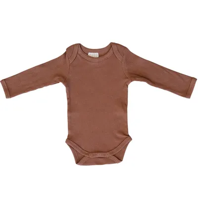 Organic Cotton Snap Long Sleeve Bodysuits