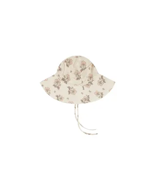 Vintage Floral Floppy Sun Hat