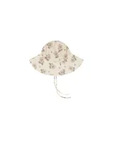 Vintage Floral Floppy Sun Hat