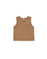 Camel Jersey Button Tank