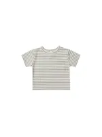 Pistachio Stripe Boxy Pocket Tee