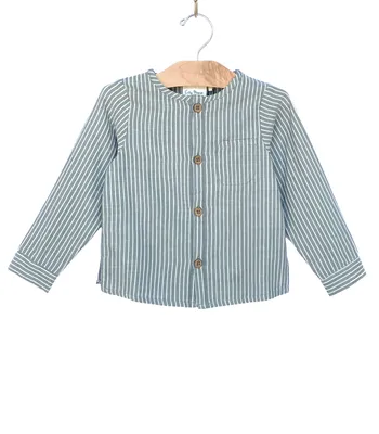 Granite Stripe Button Shirt