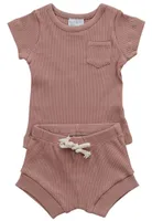 Rose Organic Cotton Short Set