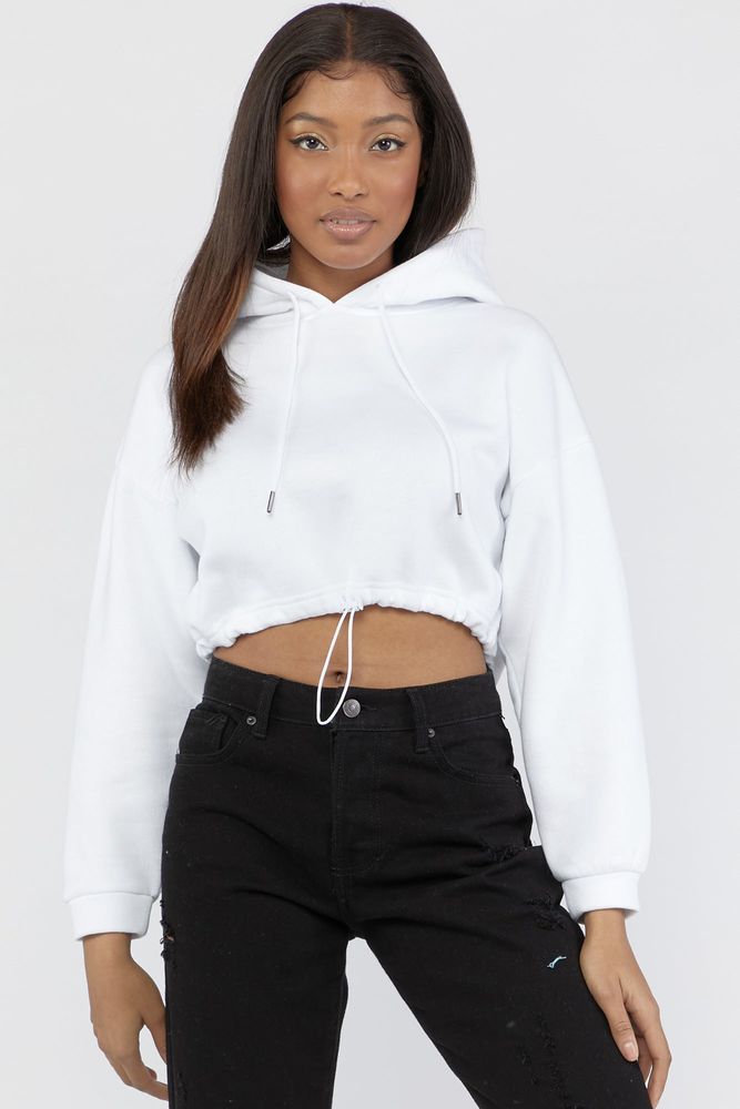 Forever 21 Cinched Cropped Hoodie | Bramalea City Centre