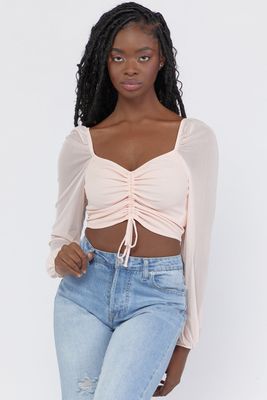 f21 ruched top