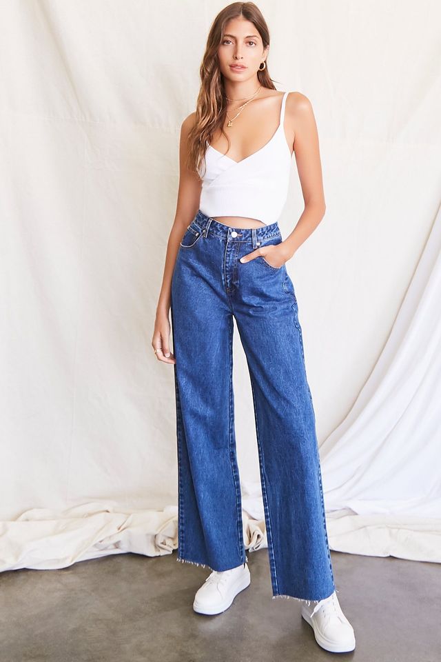 high rise wide leg jeans forever 21