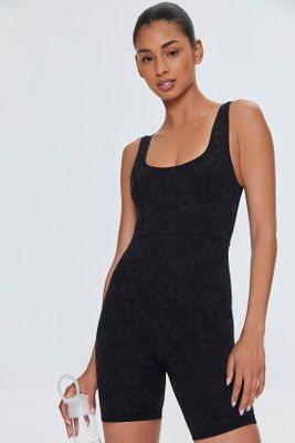 black athletic romper