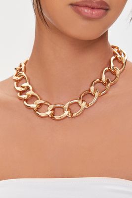 chunky curb necklace