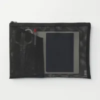 Nylon Mesh Pouch with Pocket A5