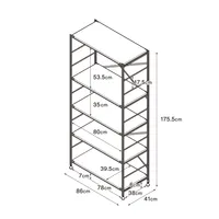 SUS Shelving Unit - Stainless Steel - Wide