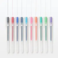 Gel Ink Cap Type Ballpoint Pen 10 Colour Set