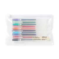 Gel Ink Cap Type Ballpoint Pen 10 Colour Set