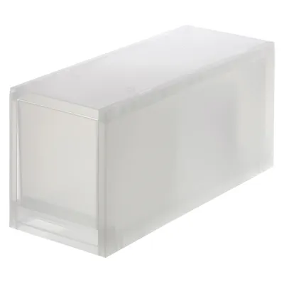 Polypropylene Storage Case Drawer Slim Deep with Partition (W14*D37*H17.5 cm)