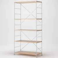 SUS Shelving Unit - Oak - Wide