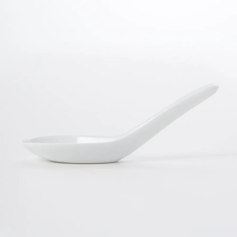 White Porcelain Chinese Spoon