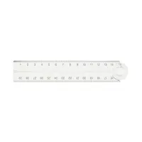 Polycarbonate Double Ruler