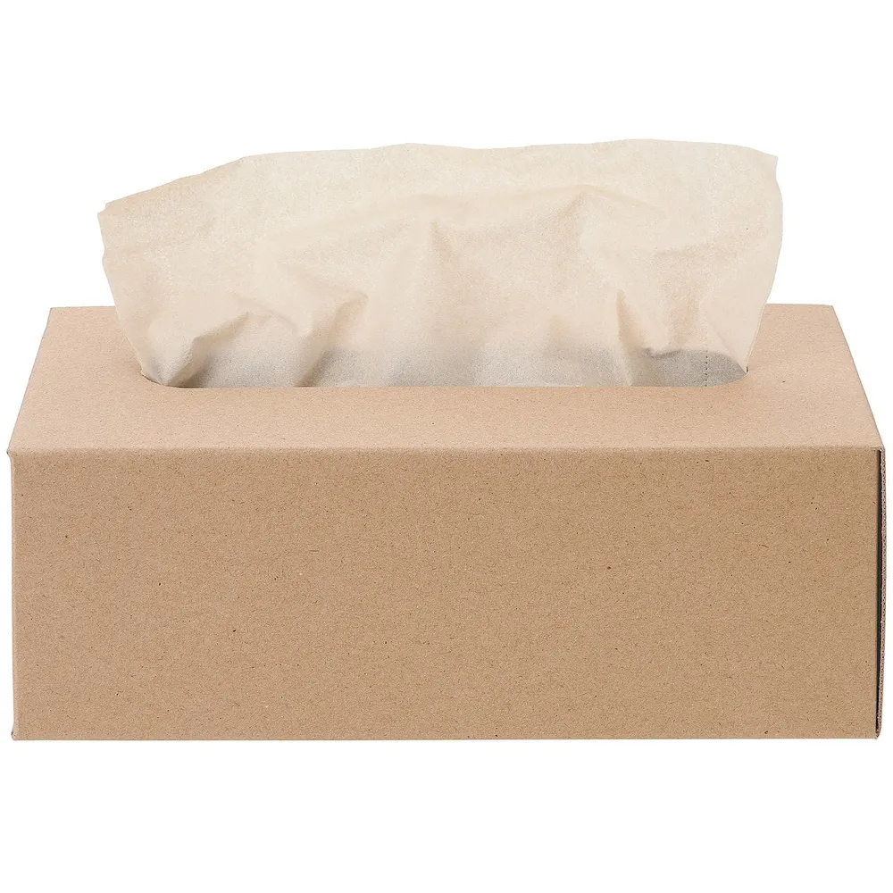 Kraft Tissue Box