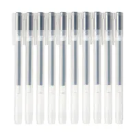 Gel Ink Ballpoint Pen Cap Type Set of 10