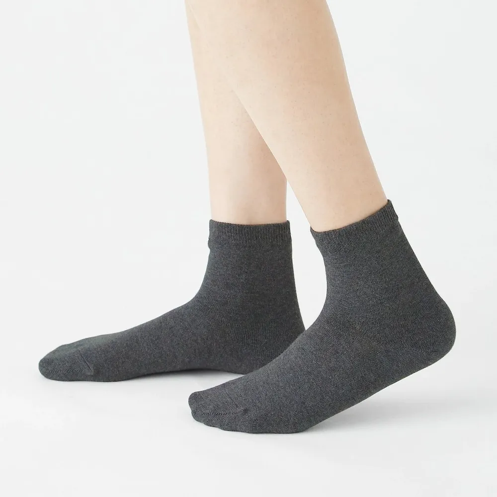 MUJI Right Angle Loose Top Short Socks