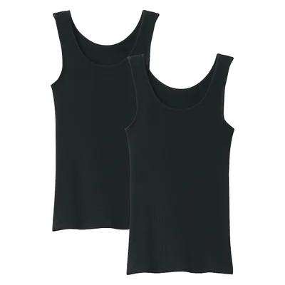 Women's Cotton Ribbed Tank Top 2 pack