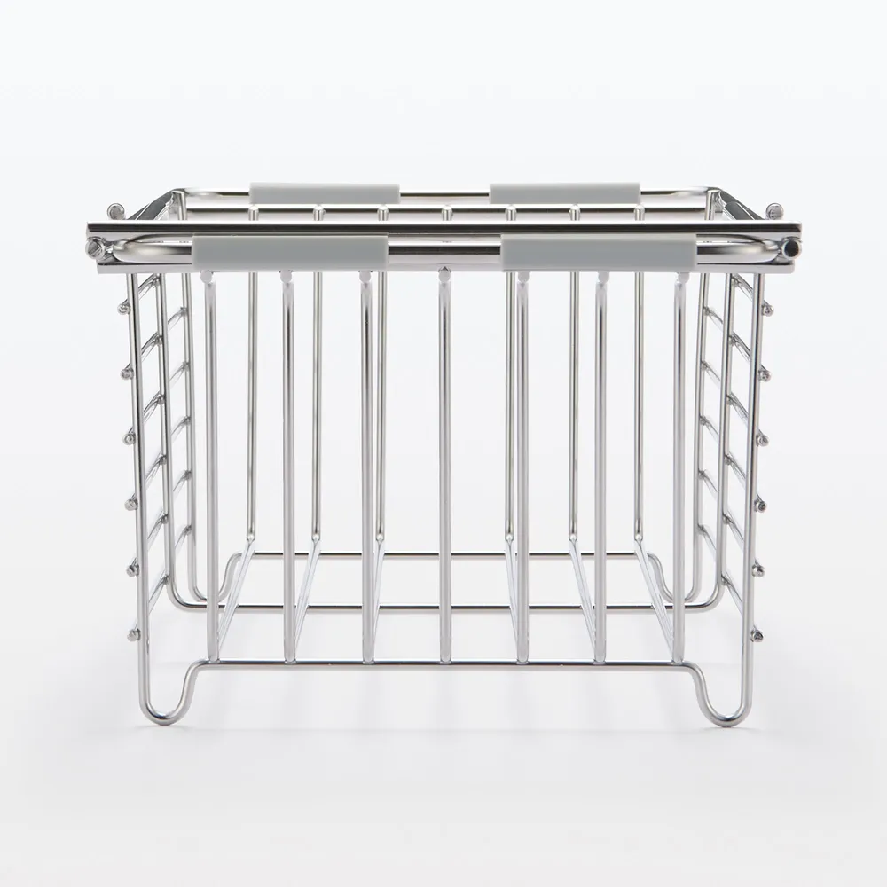 Stainless Steel Dish Rack Basket Sliding Type