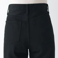 Women's Denim Regular Pants Black