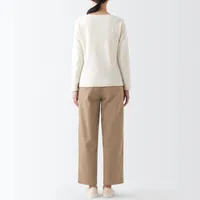Women's 4-Way Stretch Wide Chino Pants