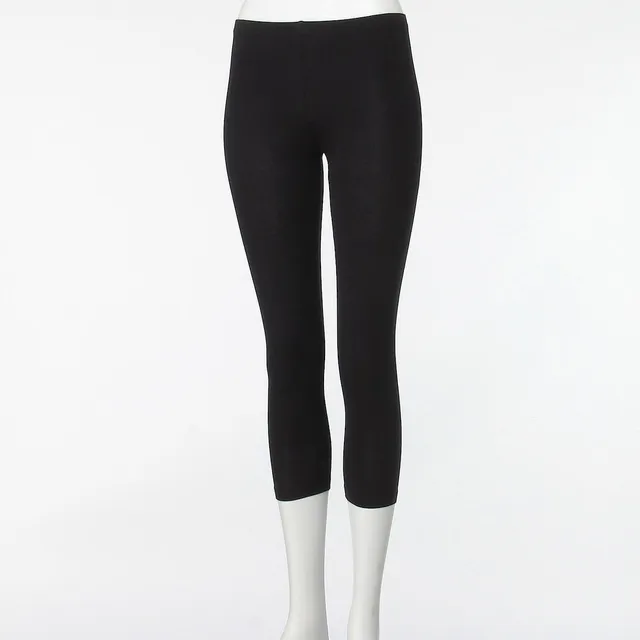 Short Crop Jersey Leggings for Girls