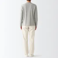 Men's Denim Regular Pants Natural (L 30inch / 76cm)