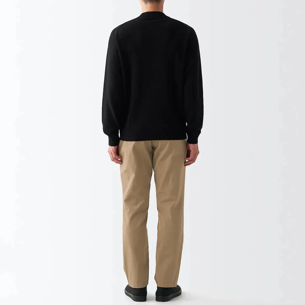 4-Way stretch chino Wide straight pants