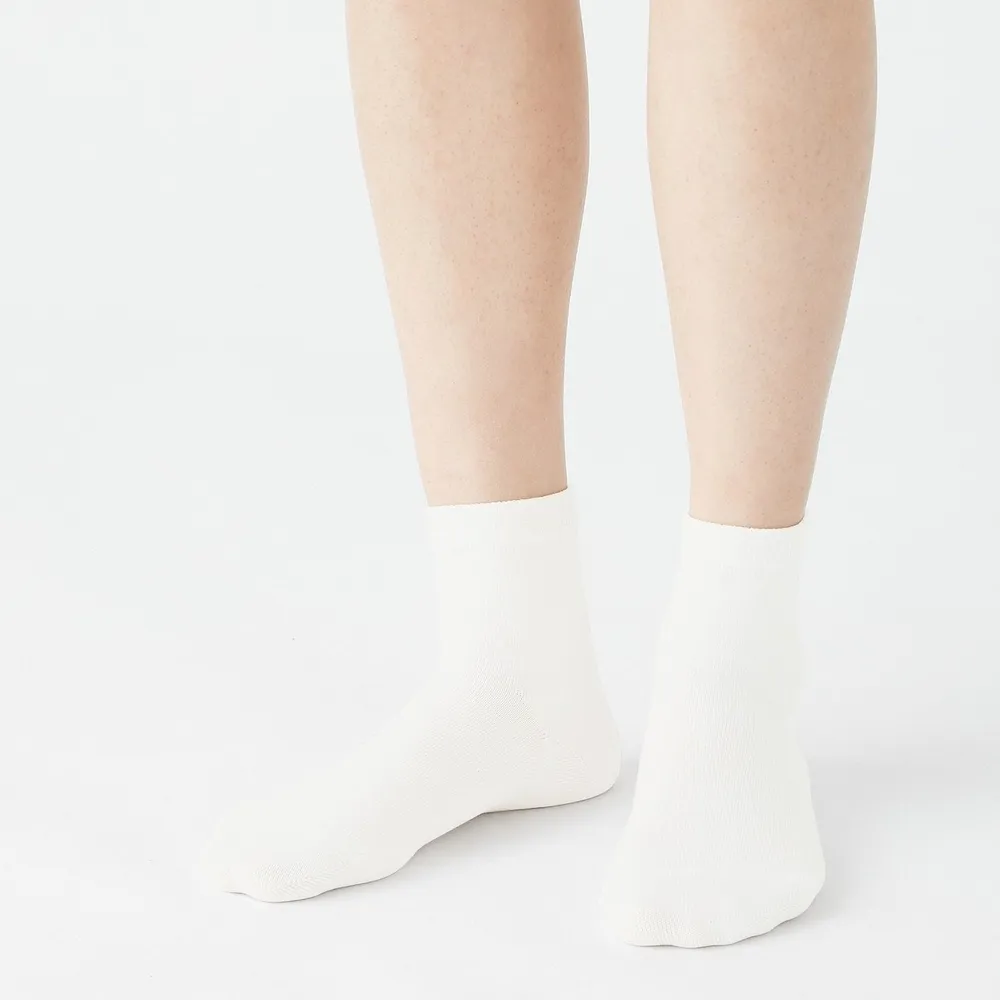 MUJI Right Angle Loose Top Short Socks 21-27cm