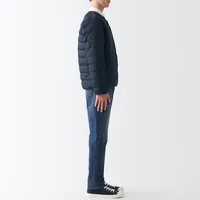 Men's Recycled Nylon Lightweight Collarless Down Jacket