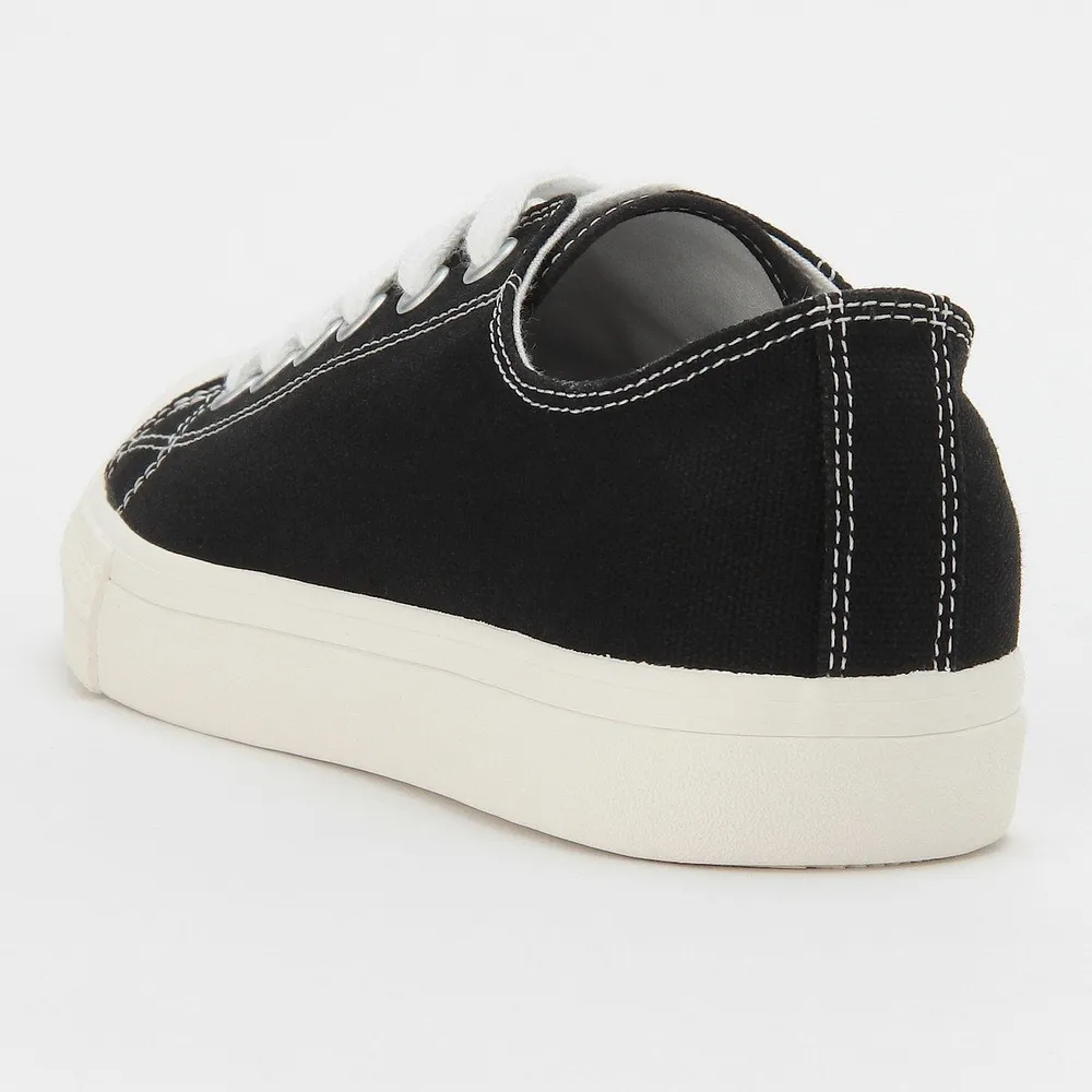 MUJI Water Repellent Cushioned Sneakers with Laces Black