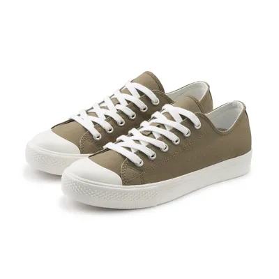 Water Repellent Cushioned Sneakers with Laces Olive Green