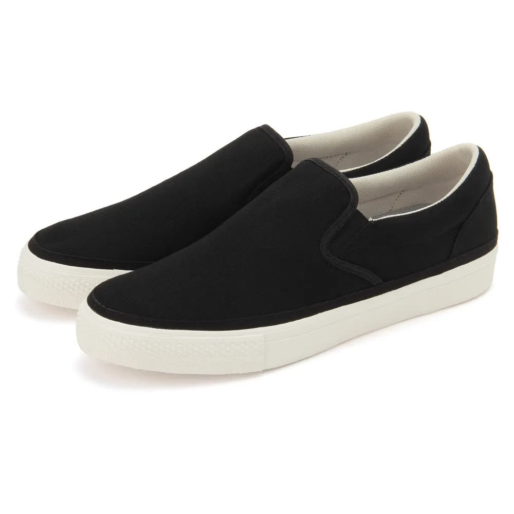 Less Tiring Slip-On Sneakers Black