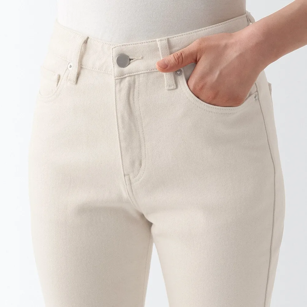 Women's Stretch Slim Denim Pants Natural