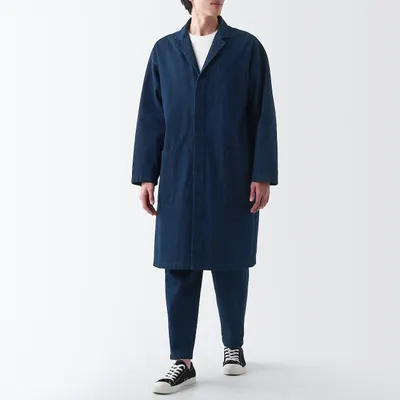 Men's Cotton Kapok Denim Coat