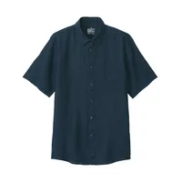 Men's Washed Hemp Short Sleeve Shirt