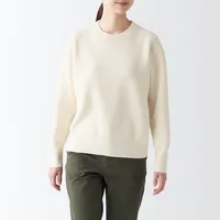 Women's Shape-Keeping Ribbed Crew Neck Sweater