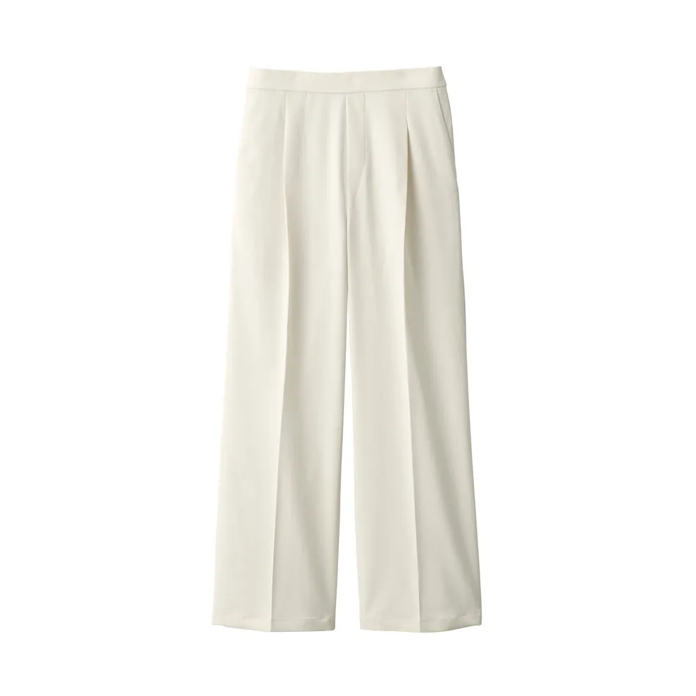 MUJI Women's Recycled Polyester Wide Pants | Square One