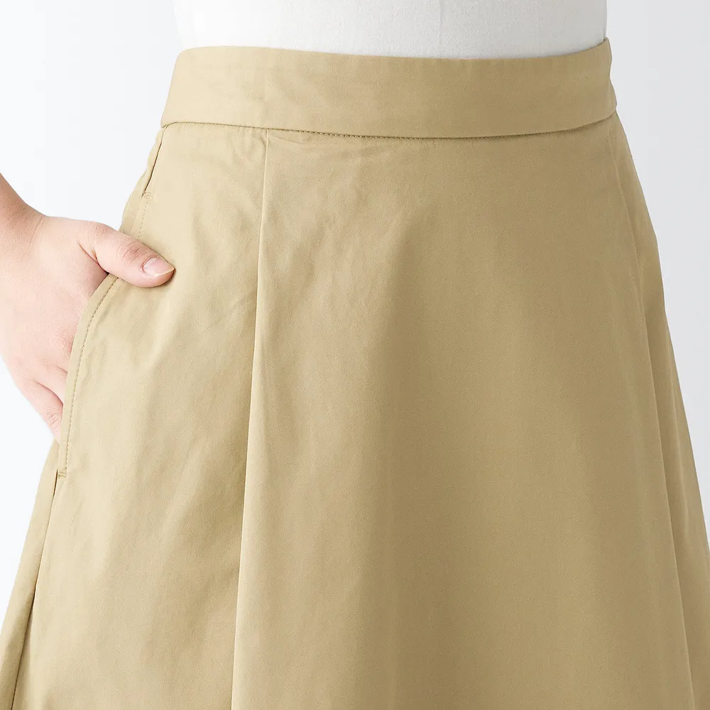Women's High Density Twill Tucked Skirt