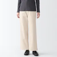 Women's 4-Way Stretch Chino Wide Straight Pants
