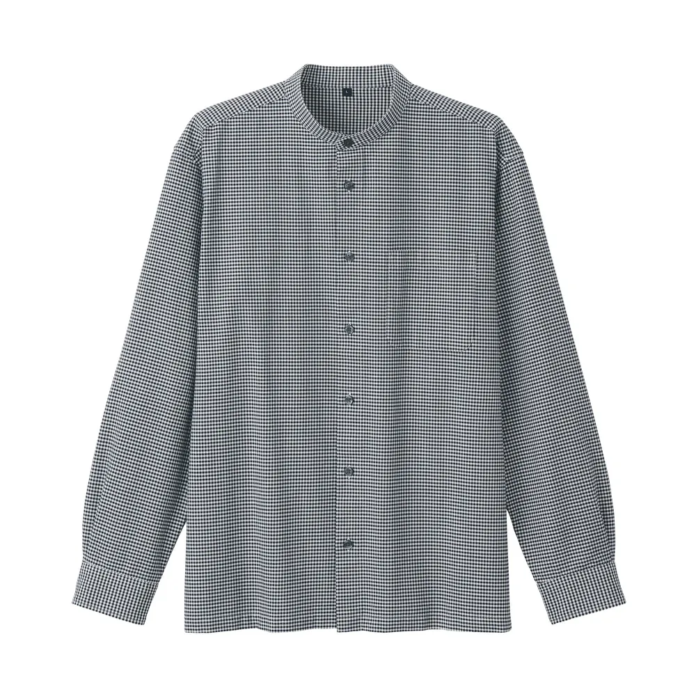 Men's Washed Oxford Button Down Long Sleeve Shirt