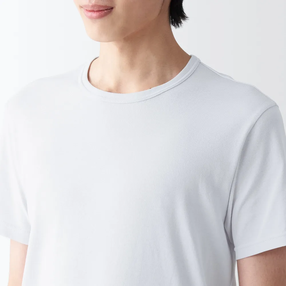 Men's Breathable Cotton Crew Neck Short Sleeve T-Shirt