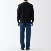 Men's Denim Regular Pants Blue (L 32inch / 82cm)