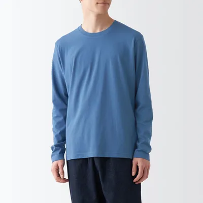 Men's Washed Jersey Long Sleeve T-Shirt