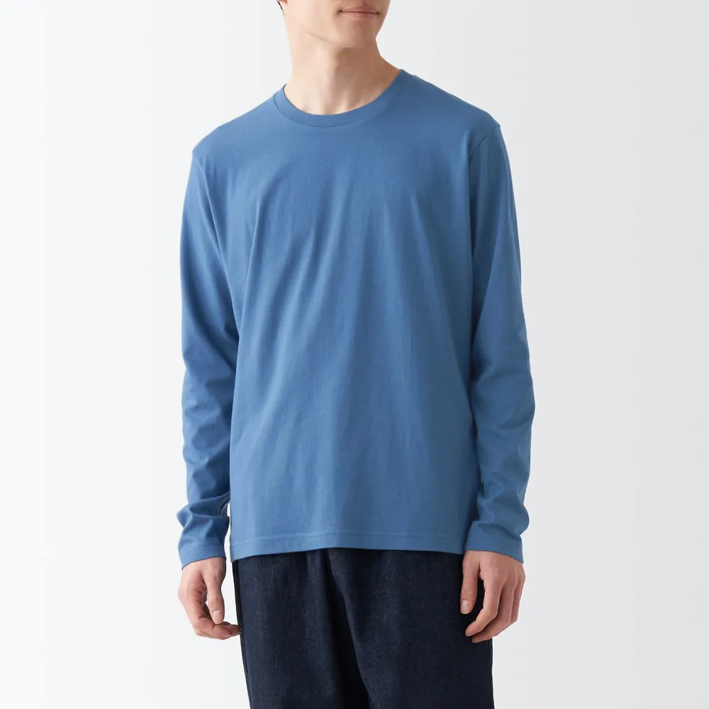 Men's Washed Jersey Long Sleeve T-Shirt